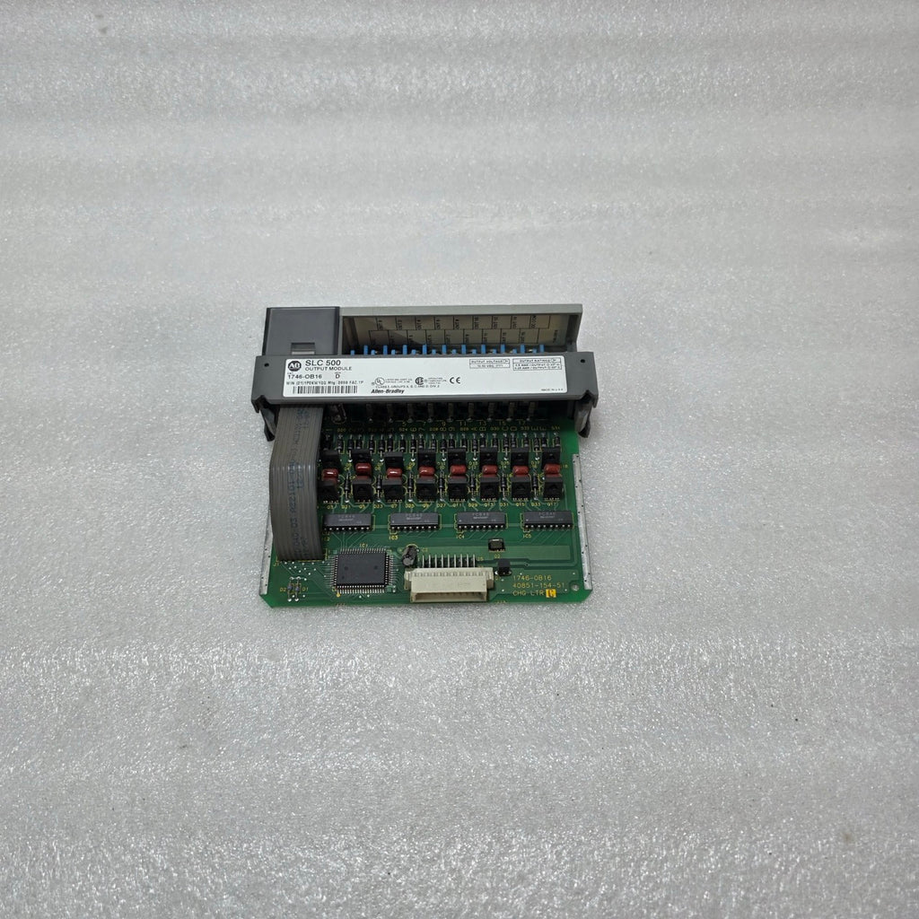 ALLEN 1746-OB16 SLC 500 DIGITAL DC OUTPUT MODULE – 16 POINT, 24V DC SINK