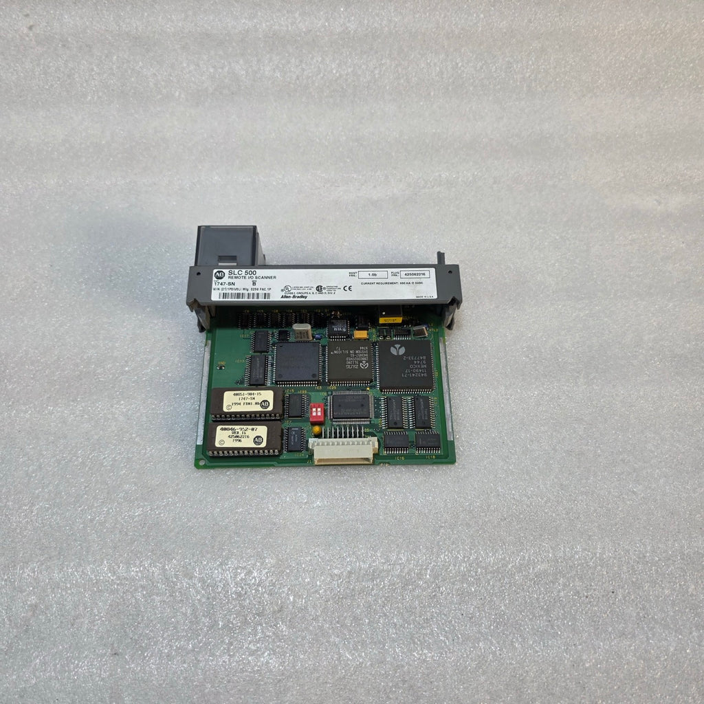 ALLEN-BRADLEY 1747-SN SLC 500 REMOTE I/O SCANNER MODULE – PLC COMMUNICATION INTE