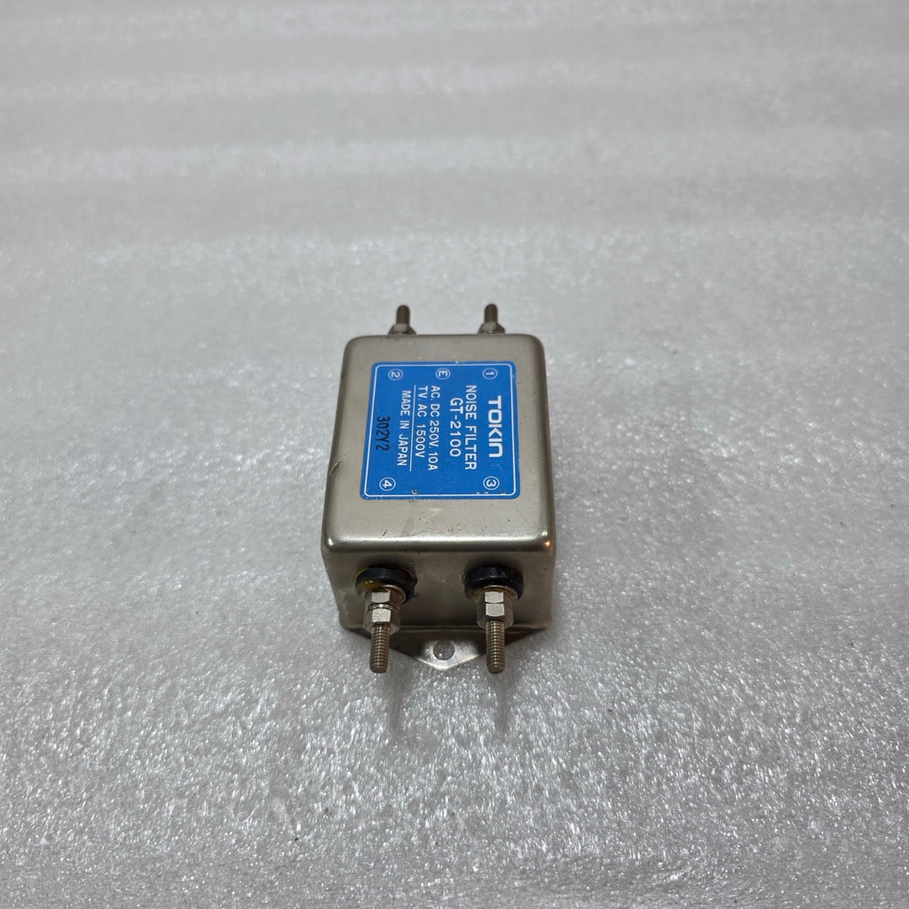 TOKIN GT-2100 INDUSTRIAL NOISE FILTER – AC/DC 250V 10A EMI SUPPRESSION FILTER MA