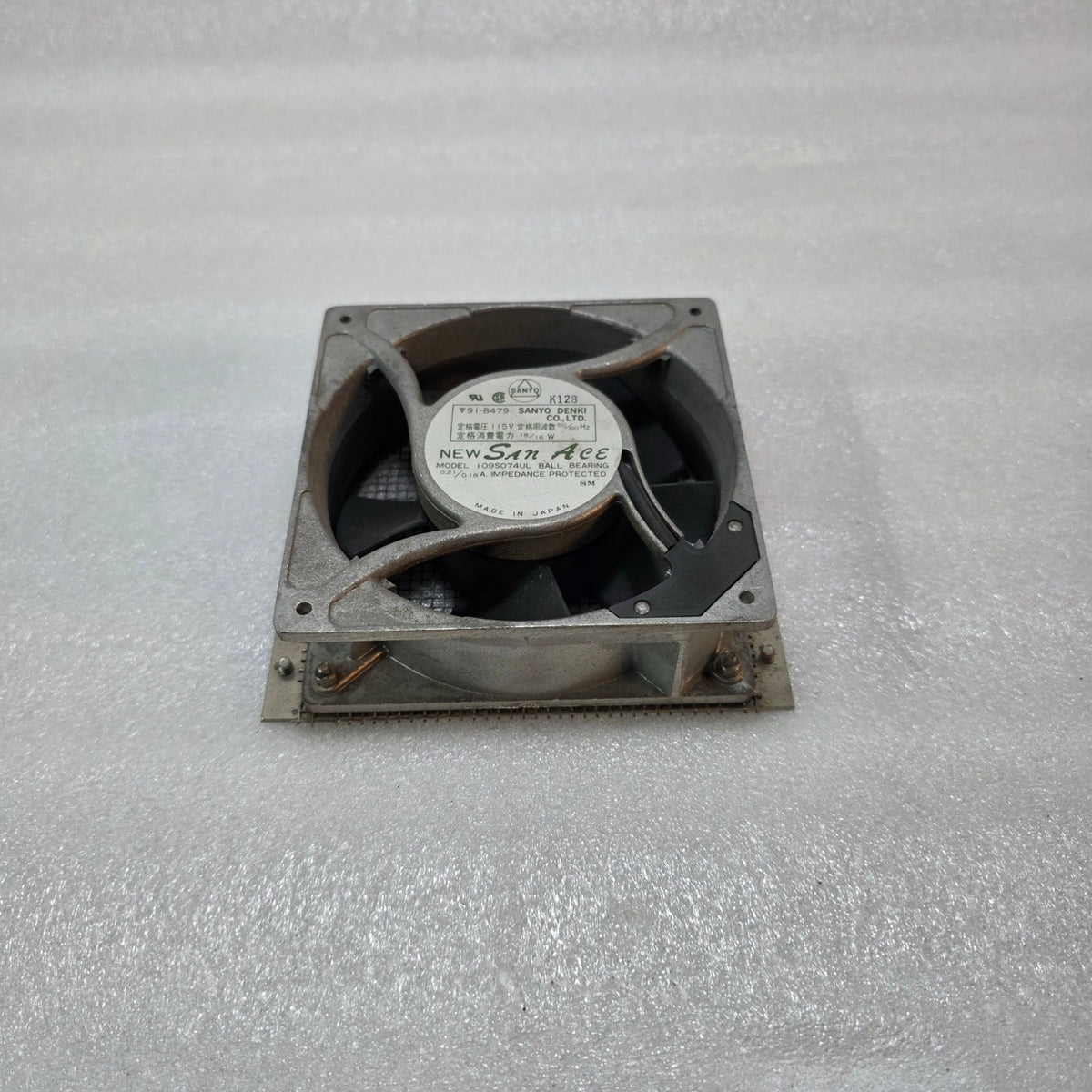 SANYO DENKI SAN ACE 109S074UL AC AXIAL COOLING FAN – 115 V BALL BEARING, METAL F