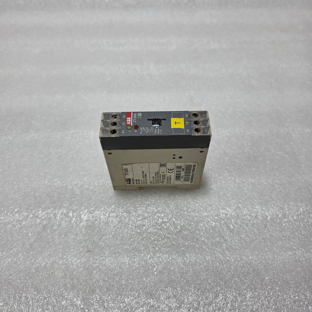 ABB CT-SDE STAR-DELTA TIMER RELAY – CAT. NO. 1SVR550217R4100