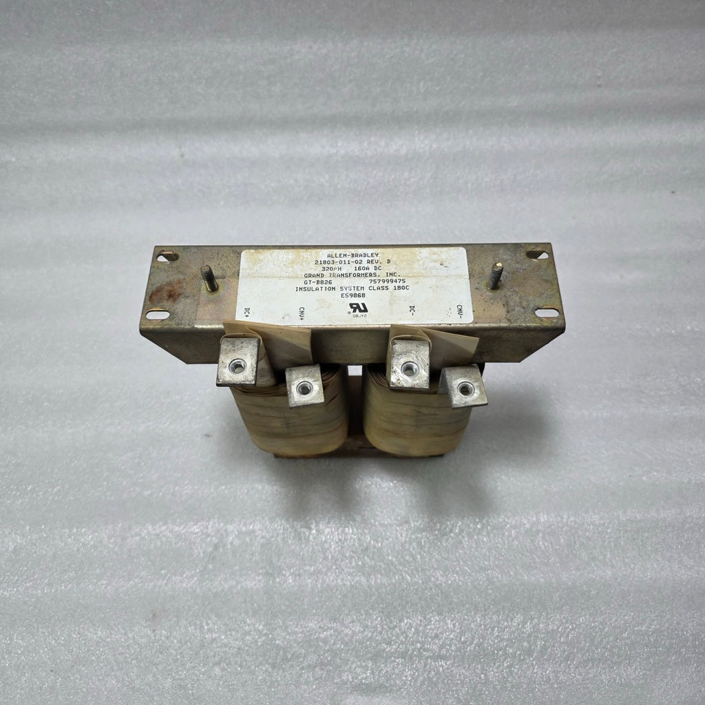 ALLEN DC REACTOR / CHOKE – 21803-011-02 REV. D, 320 ΜH, 160 A DC