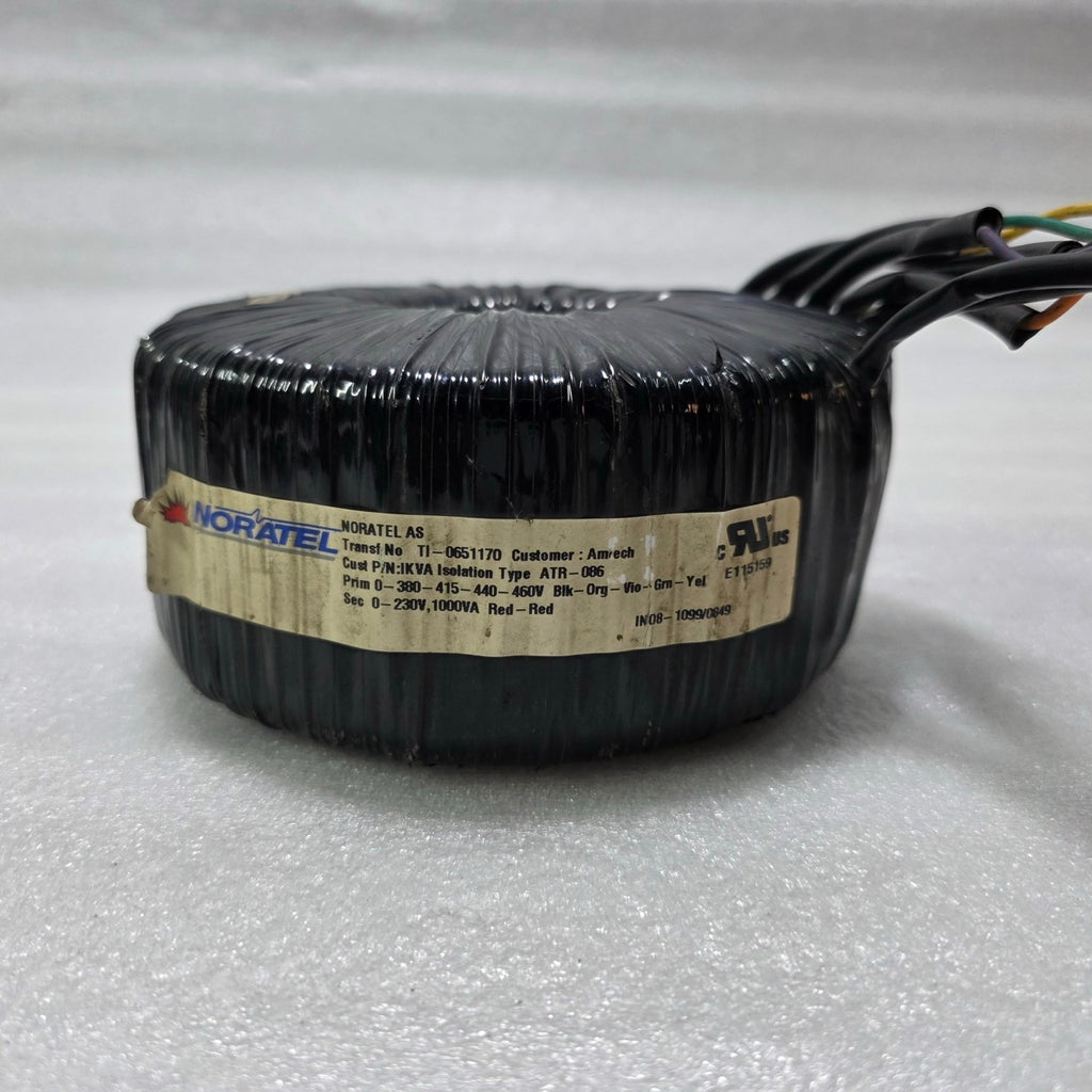 NORATEL AS ISOLATION TRANSFORMER TI-0651170, 1KVA, 230V SECONDARY, MULTI-TAP 380
