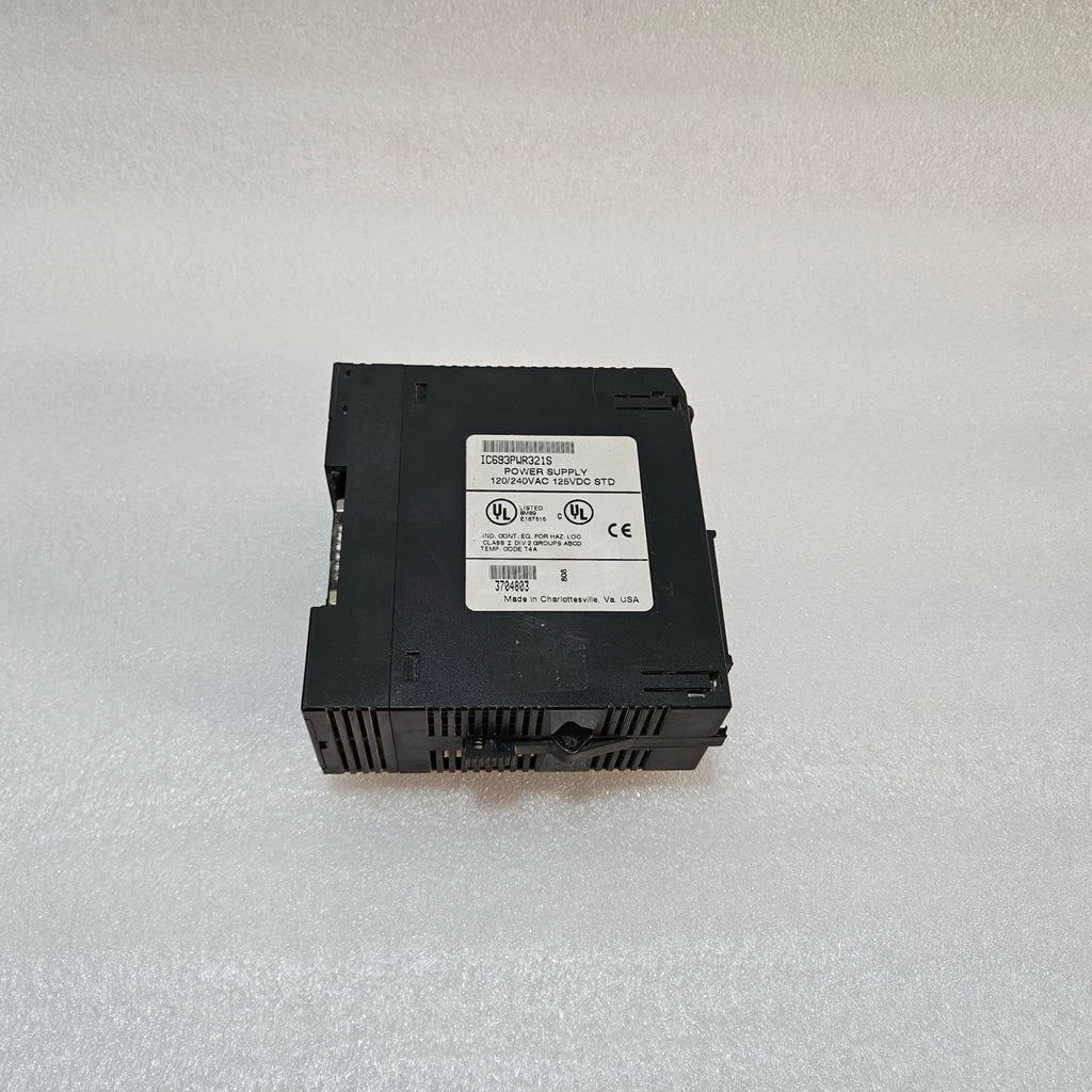 GE FANUC IC693PWR321S PLC POWER SUPPLY MODULE 120/240VAC 125VDC STD MADE IN USA
