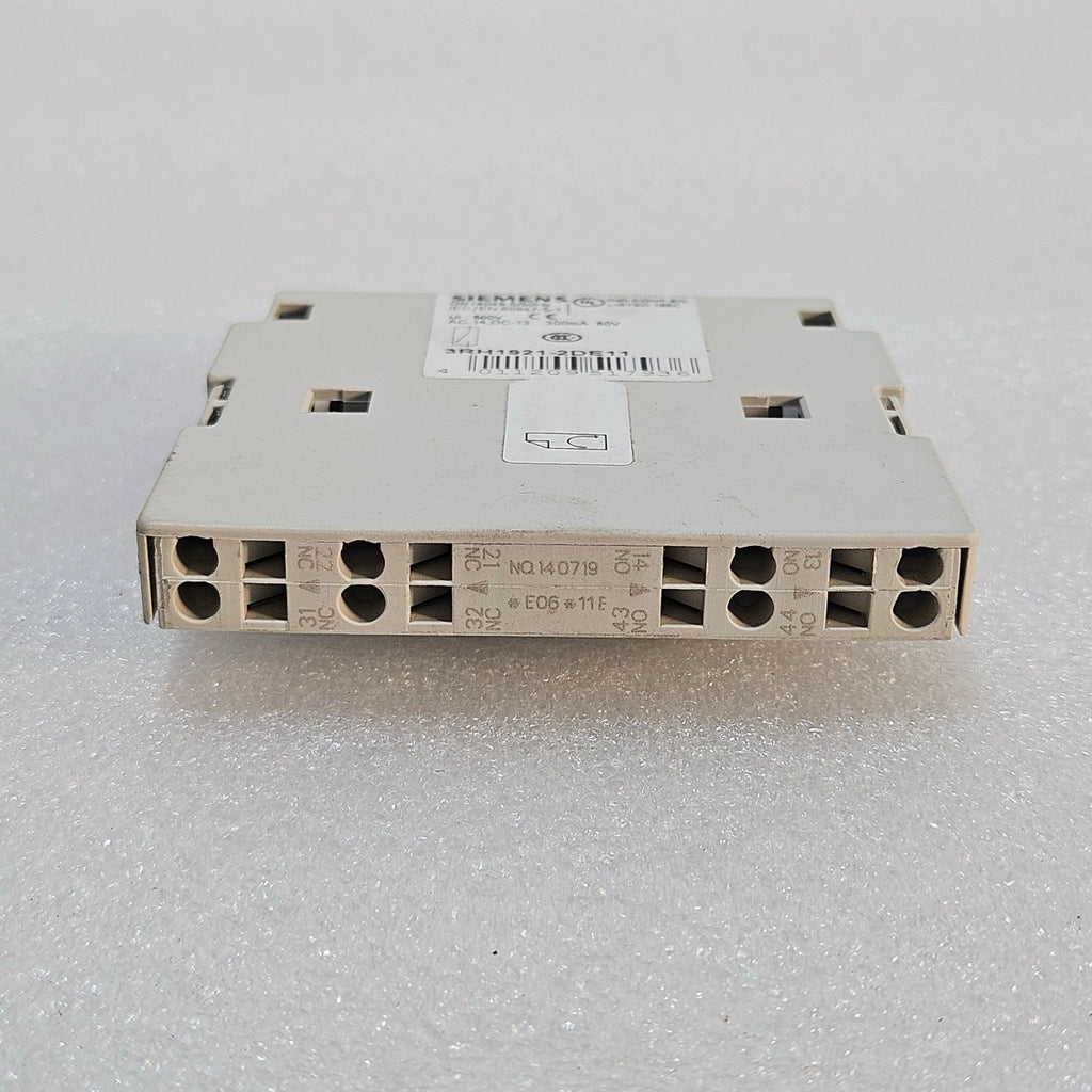 SIEMENS 3RH1921-2DE11 AUXILIARY CONTACT BLOCK 1NO 1NC MADE IN TURKEY