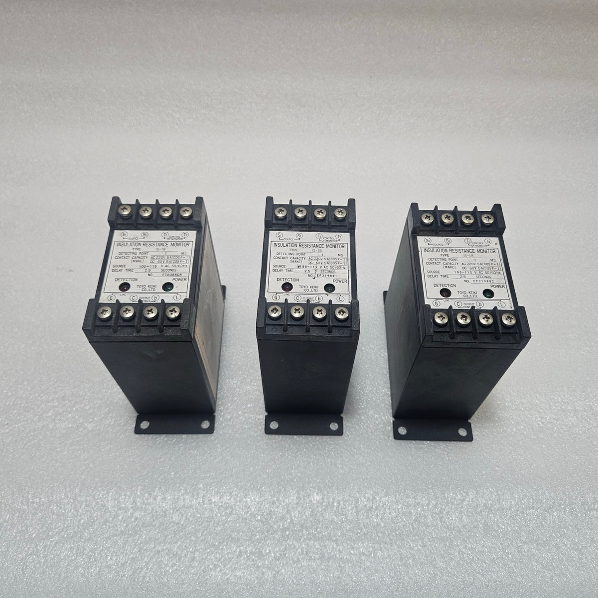 TOYO KEIKI IS-1B INSULATION RESISTANCE MONITOR 100–115VAC 1MΩ