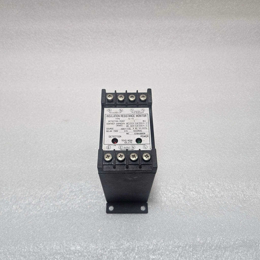 TOYO KEIKI IS-1B INSULATION RESISTANCE MONITOR 100–115VAC 1MΩ