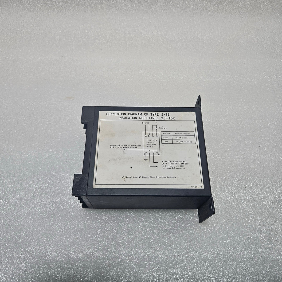 TOYO KEIKI IS-1B INSULATION RESISTANCE MONITOR 100–115VAC 1MΩ