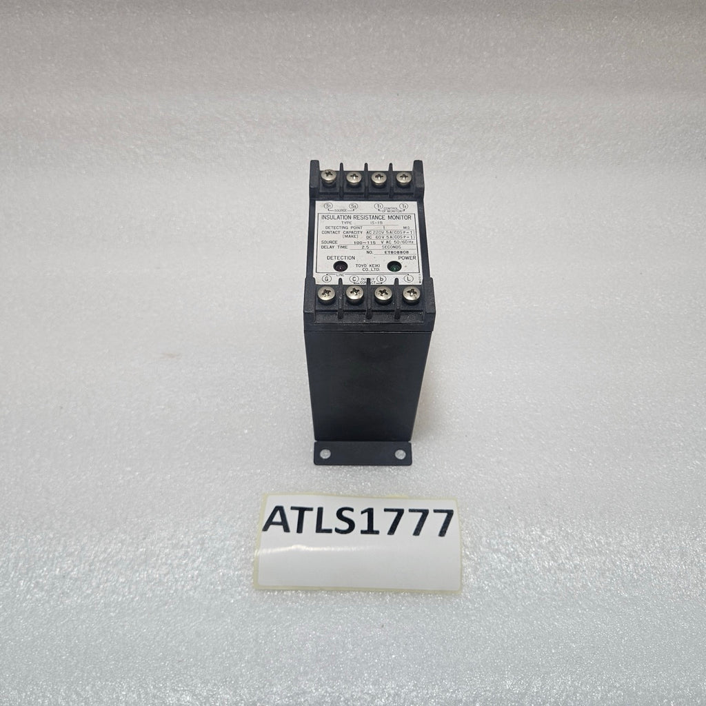 TOYO KEIKI IS-1B INSULATION RESISTANCE MONITOR 100–115VAC 1MΩ