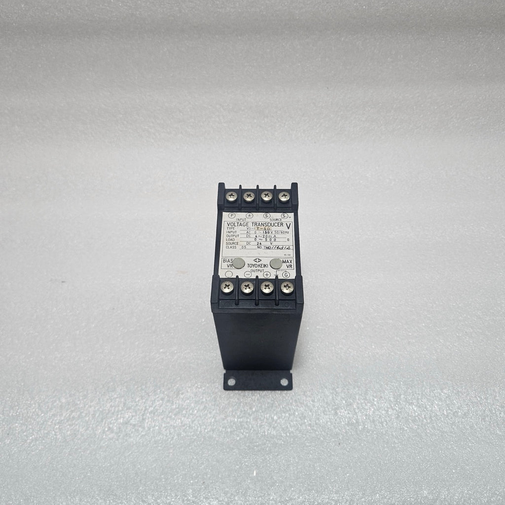 TOYO KEIKI VG-IT-SD VOLTAGE TRANSDUCER AC 0–150V DC 4–20MA CLASS 0.5