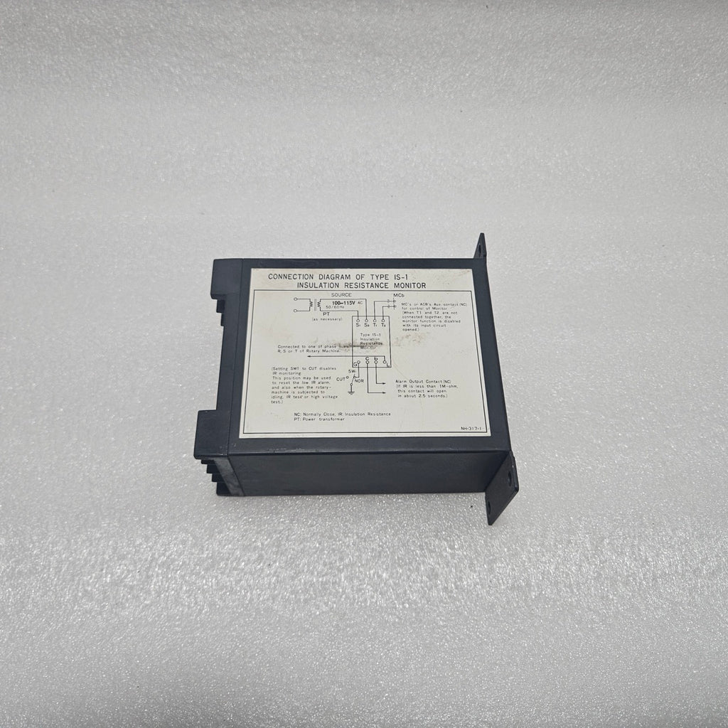TOYO KEIKI IS-1 INSULATION RESISTANCE MONITOR 100–115VAC 1MΩ