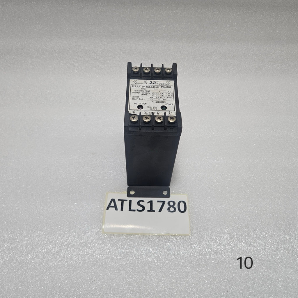 TOYO KEIKI IS-1 INSULATION RESISTANCE MONITOR 100–115VAC 1MΩ