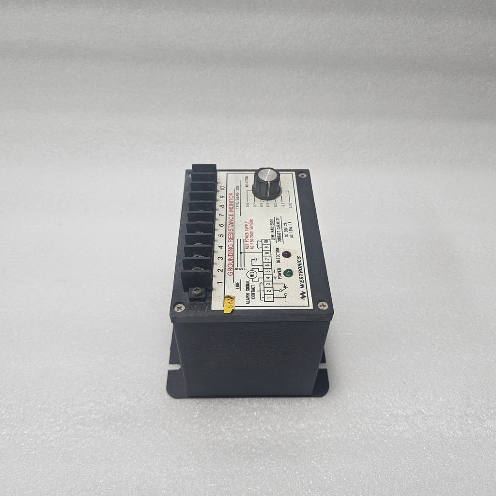 WESTRONICS SBAG-202 GROUNDING RESISTANCE MONITOR AC 180–250V 500V LINE