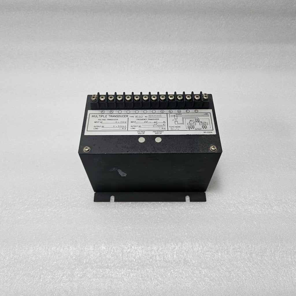 TOYO KEIKI MT-3-3 MULTIPLE TRANSDUCER VOLTAGE & FREQUENCY 0–150VAC 55–65HZ