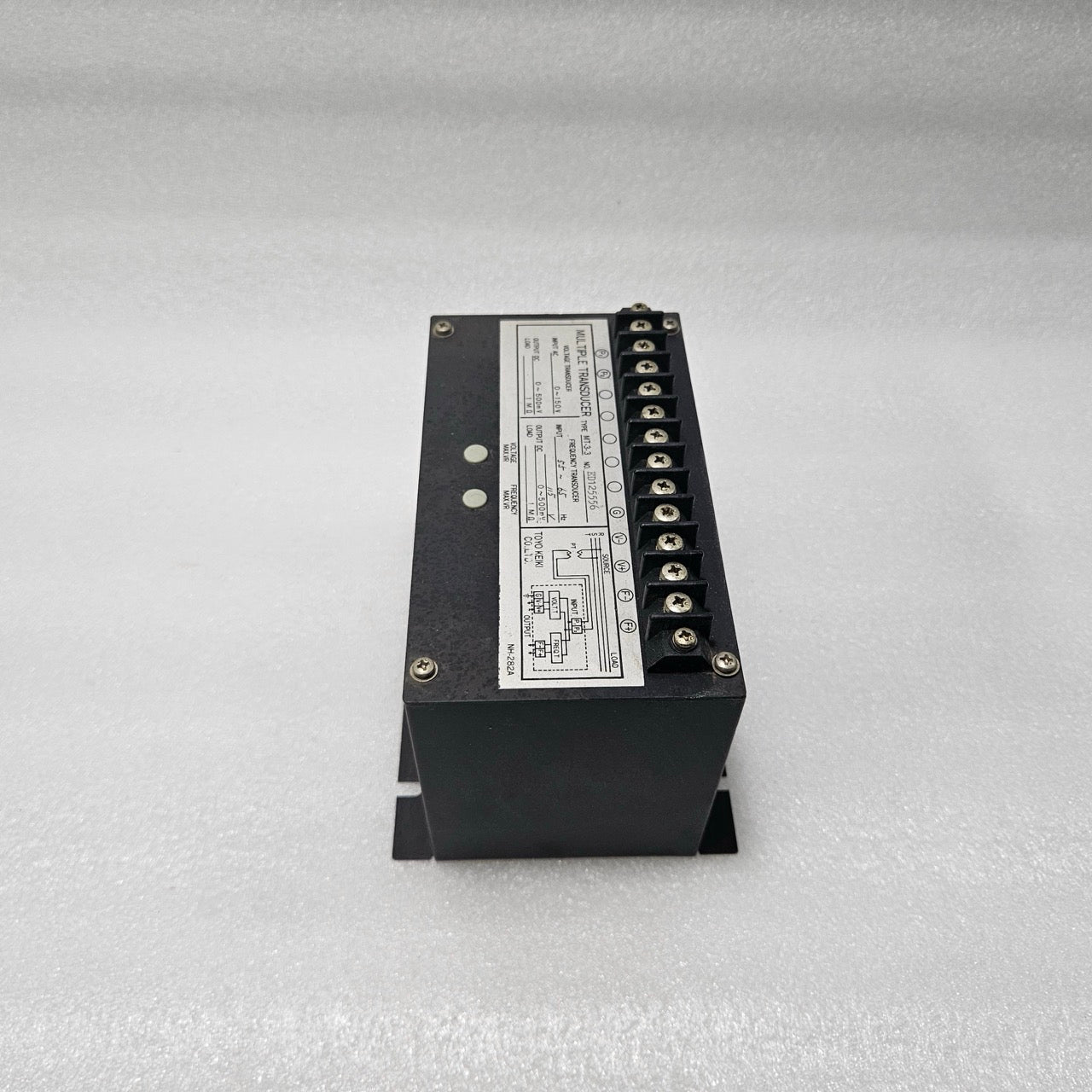 TOYO KEIKI MT-3-3 MULTIPLE TRANSDUCER VOLTAGE & FREQUENCY 0–150VAC 55–65HZ