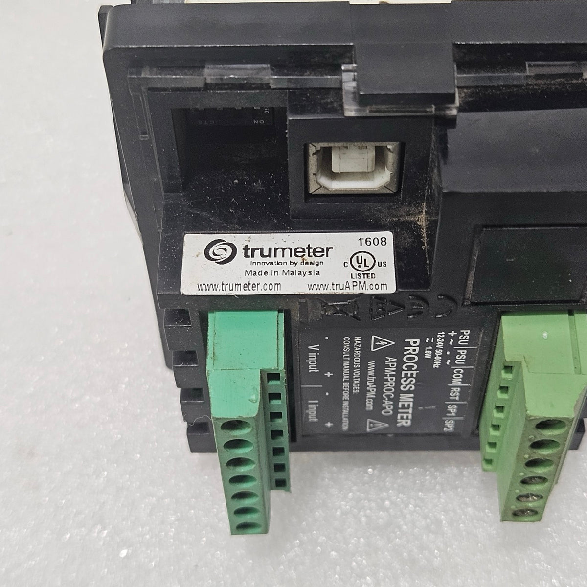 TRUMETER APM-PROC-APO PROCESS METER 12–24VAC/DC WITH V & I INPUT