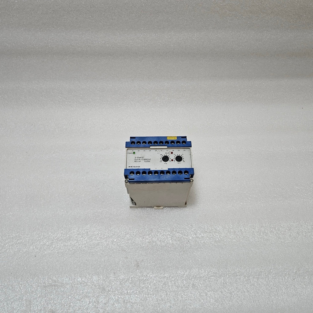 SELCO T2200-02 OVERCURRENT RELAY | 5A | 400 / 450V AC BODY BURNT OPERATIONAL