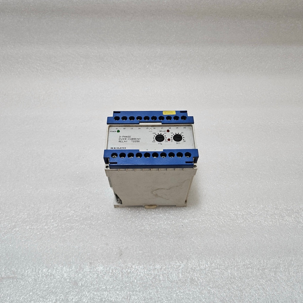 SELCO T2200-02 3-PHASE OVERCURRENT RELAY | 5A | 400 / 450V AC