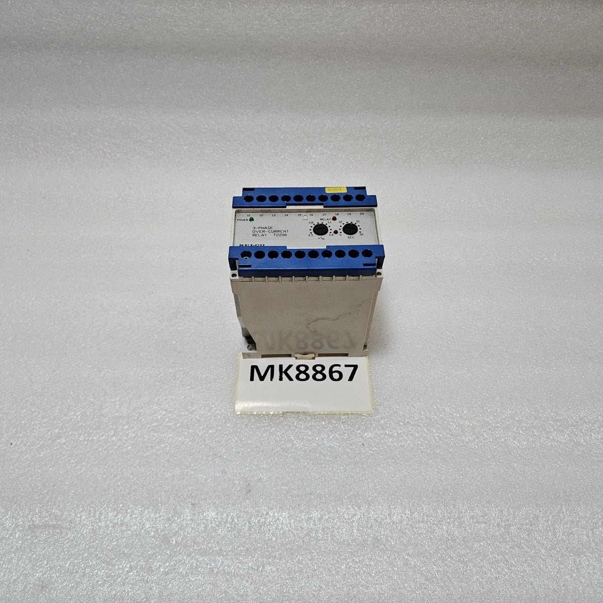 SELCO T2200-02 3-PHASE OVERCURRENT RELAY | 5A | 400 / 450V AC