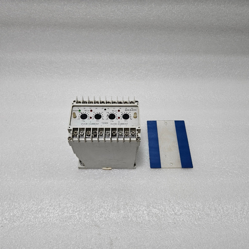 SELCO T2400-06 3-PHASE DUAL OVERCURRENT RELAY | 1A | 380 / 440V AC
