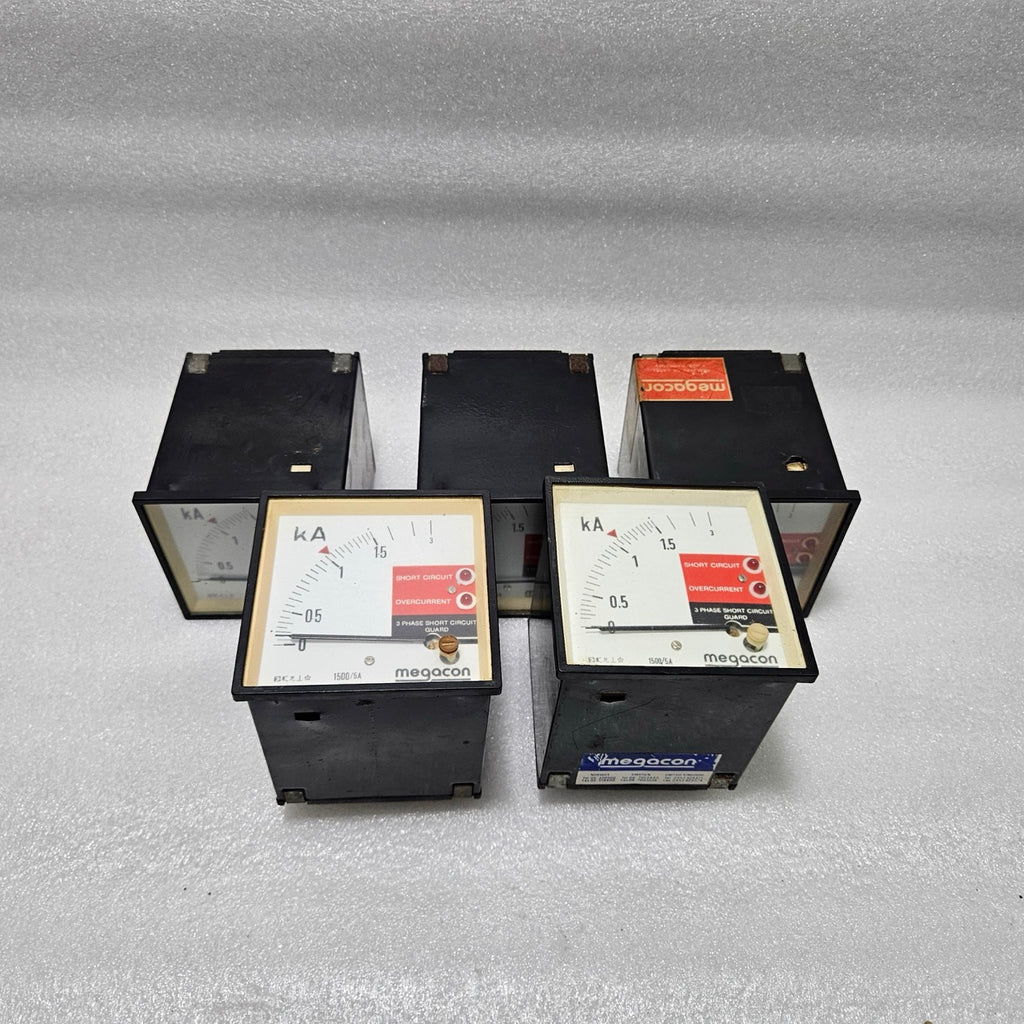 MEGACON KEC 115 3-PHASE SHORT CIRCUIT & OVERCURRENT GUARD WITH KA ANALOG INDICAT