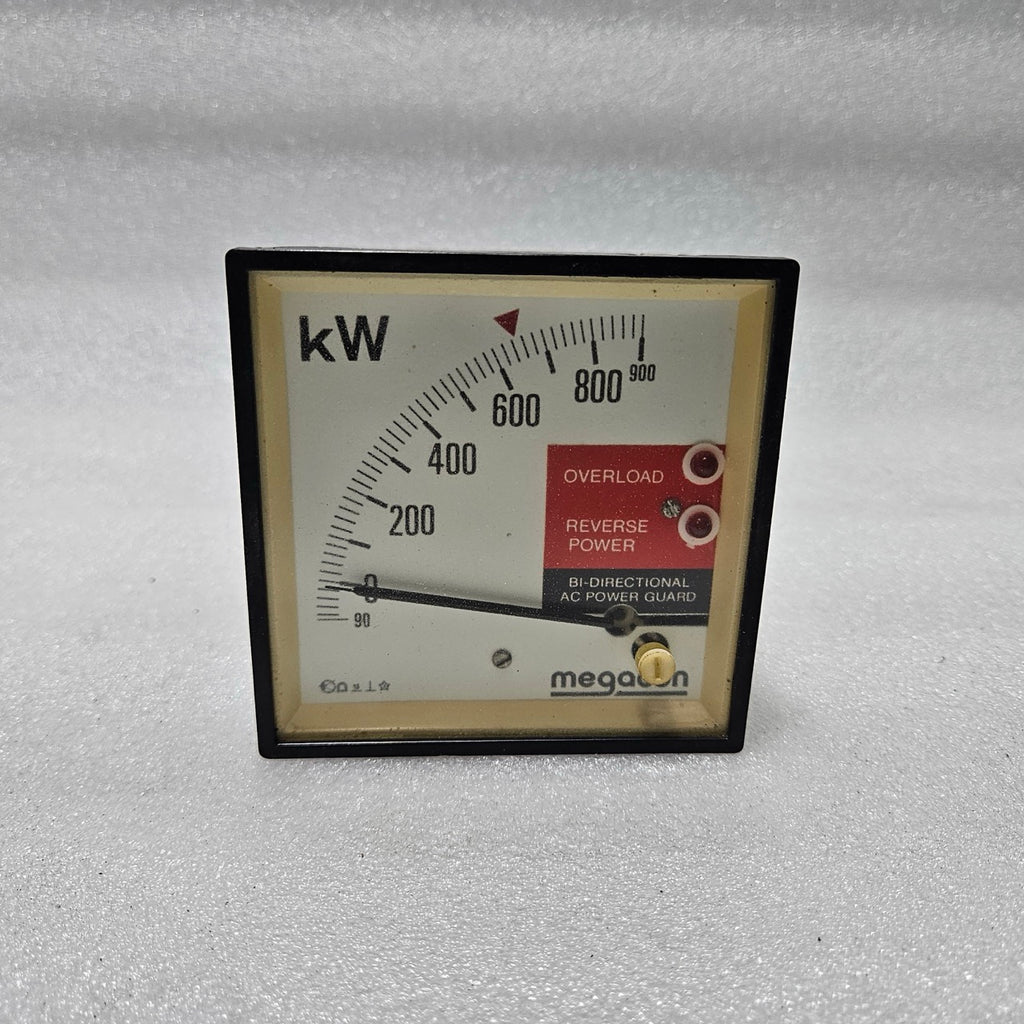 MEGACON KPM 173 BI-DIRECTIONAL AC POWER GUARD RELAY WITH KW ANALOG METER | 220V