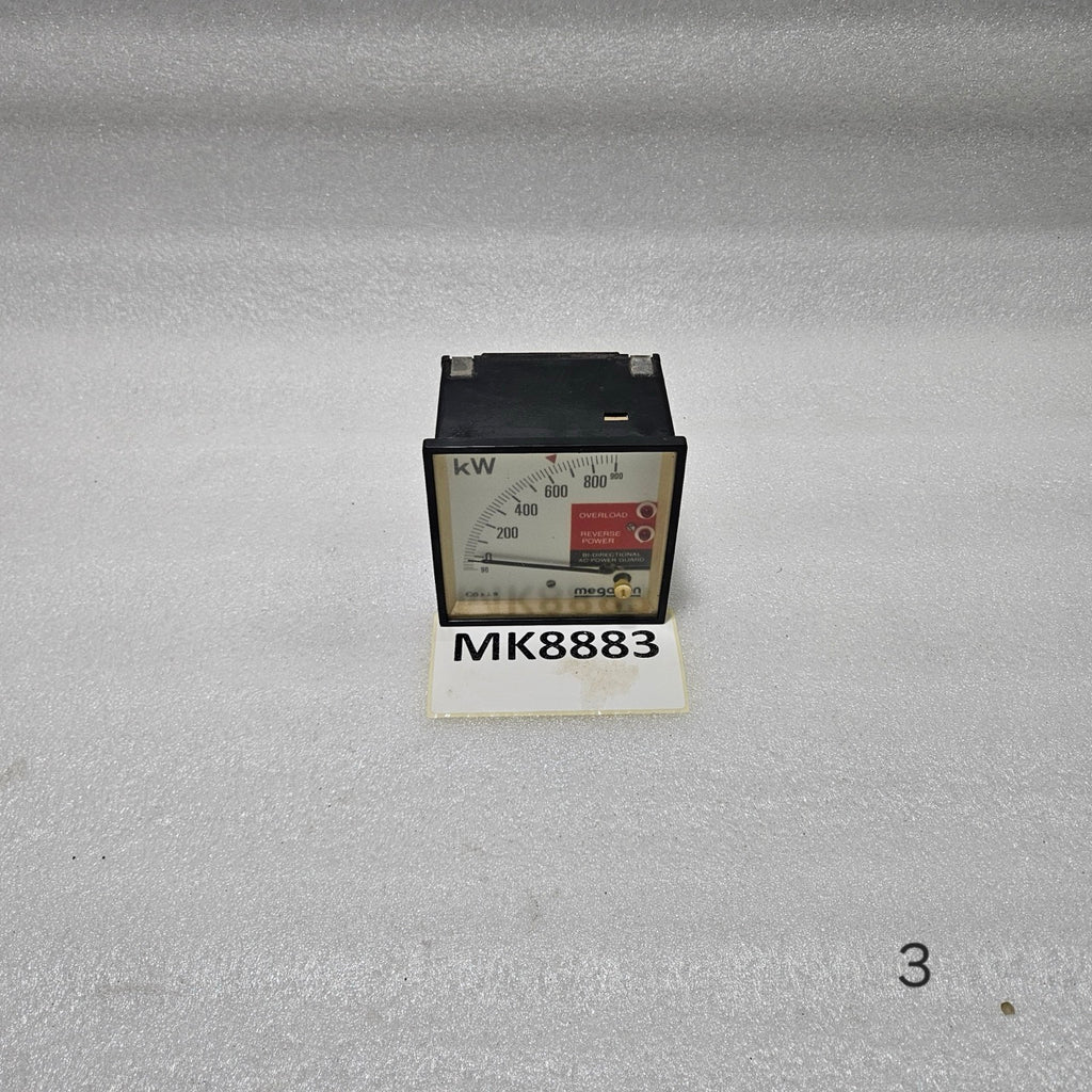 MEGACON KPM 173 BI-DIRECTIONAL AC POWER GUARD RELAY WITH KW ANALOG METER | 220V