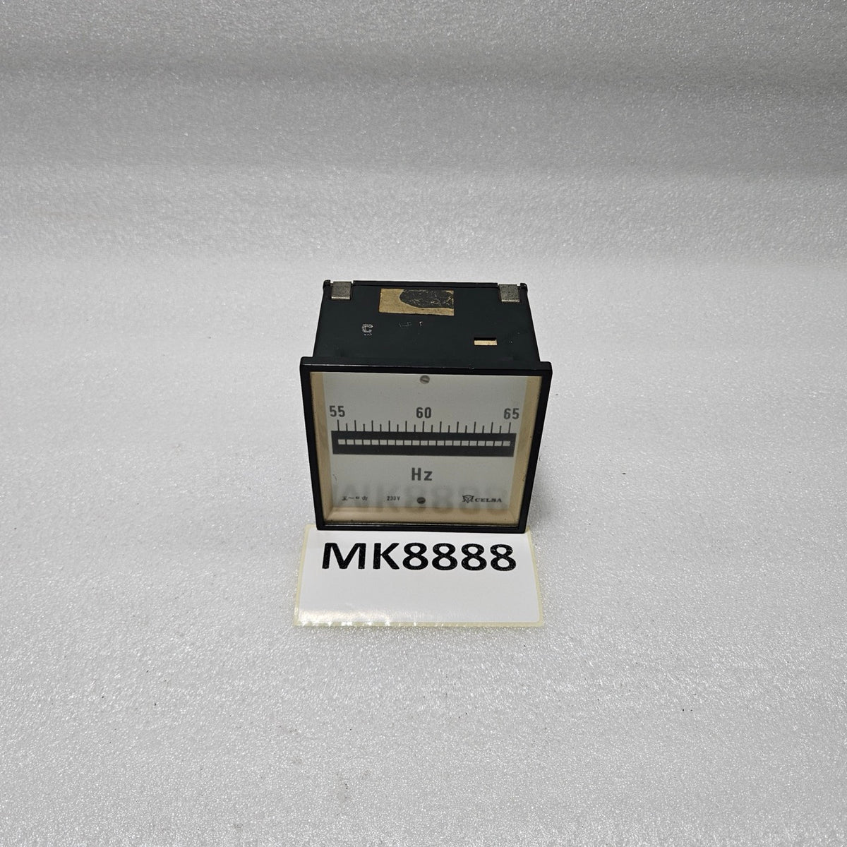 CELSA 55–65 HZ ANALOG FREQUENCY METER 230V AC PANEL MOUNTED HZ METER FOR GENERAT