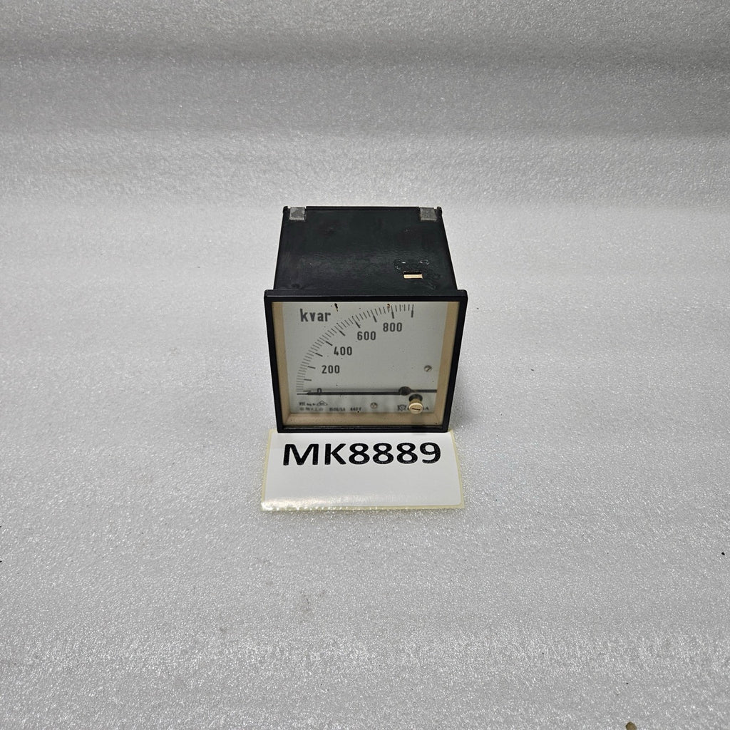 CELSA ANALOG KVAR METER 0–800 KVAR PANEL MOUNT 1500/5A 440V
