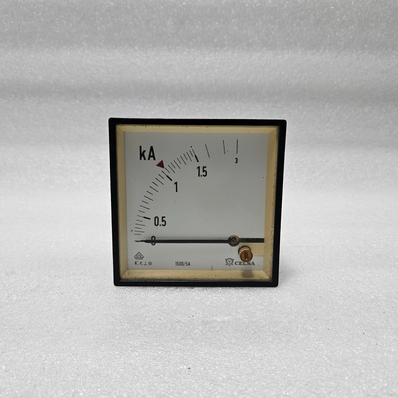 CELSA ANALOG KA AMMETER PANEL METER 0–3KA WITH 1500/5A CT INPUT