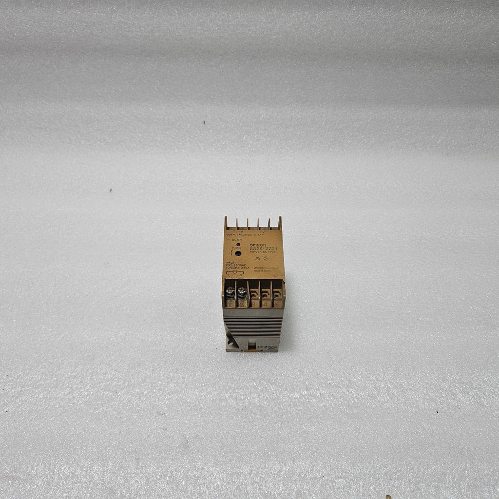 OMRON S82K-2724 DIN RAIL POWER SUPPLY | 24V DC 0.3A OUTPUT | 200–240VAC INPUT