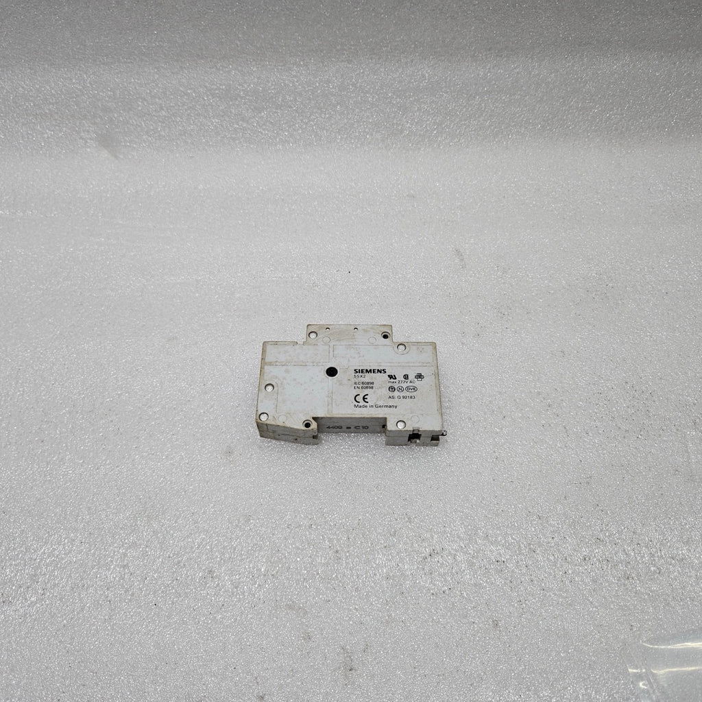 SIEMENS 5SX21 C10 MINIATURE CIRCUIT BREAKER 10A 1-POLE 230/400V MCB