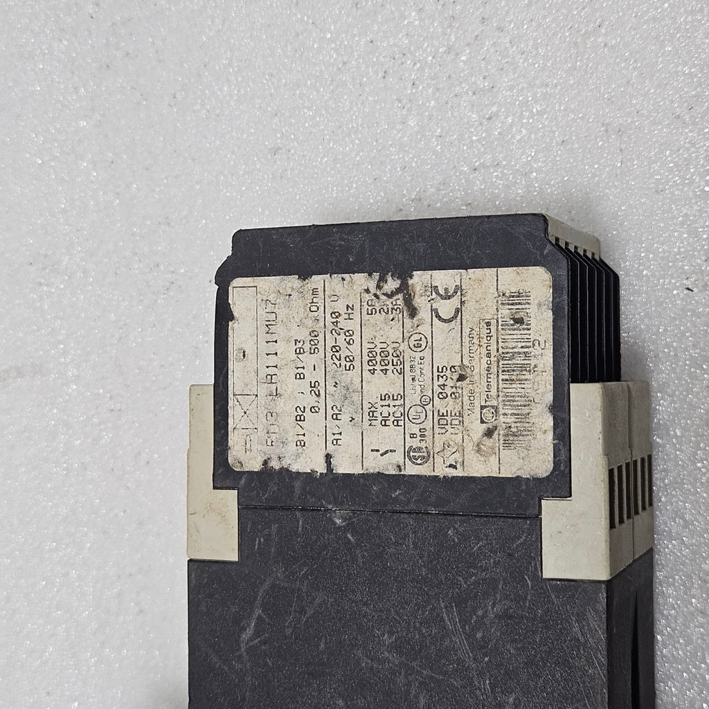 TELEMECANIQUE RM3LA111MU7 LIQUID LEVEL CONTROL RELAY, RM3 SERIES, ADJUSTABLE RES