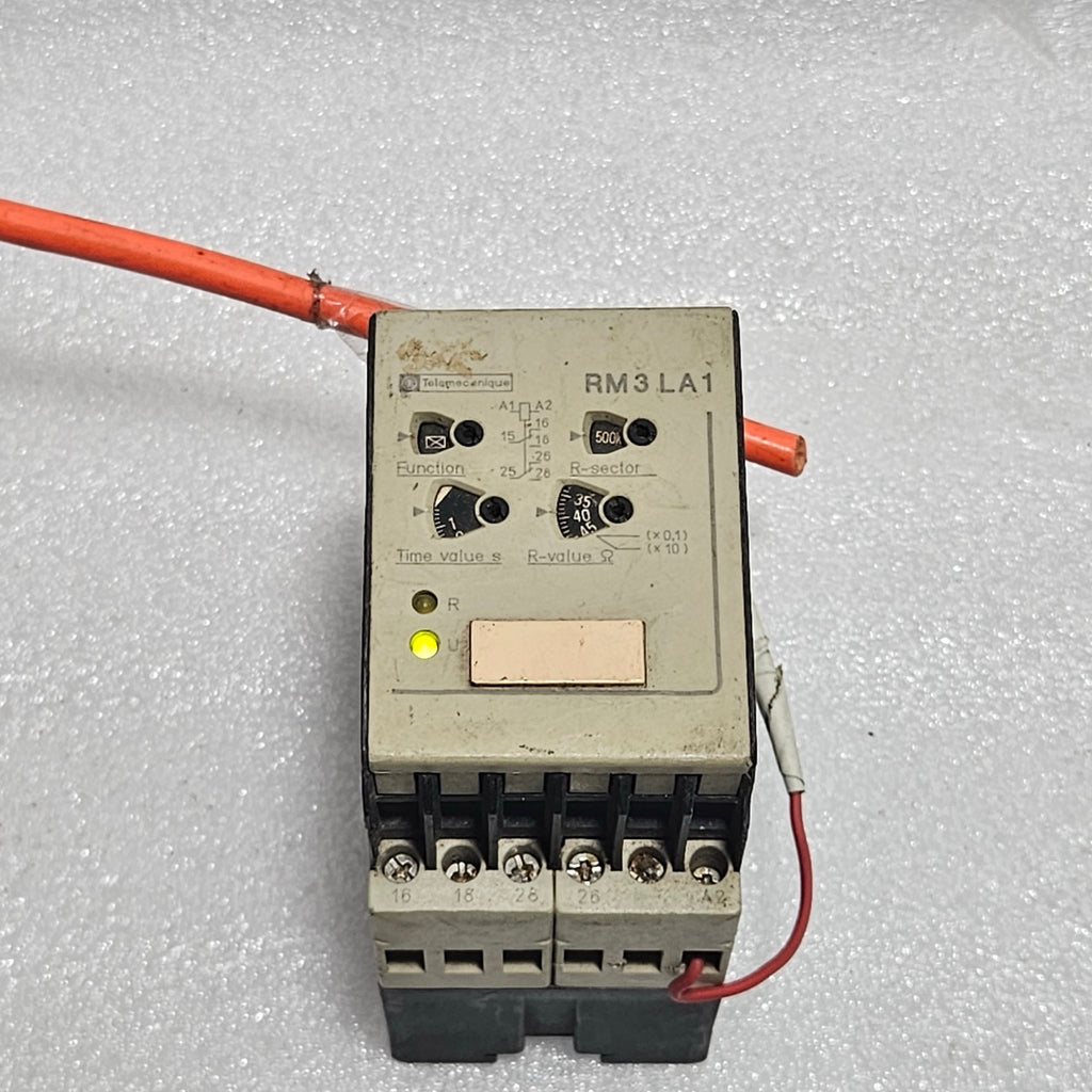 TELEMECANIQUE RM3LA111MU7 LIQUID LEVEL CONTROL RELAY, RM3 SERIES DAMAGE