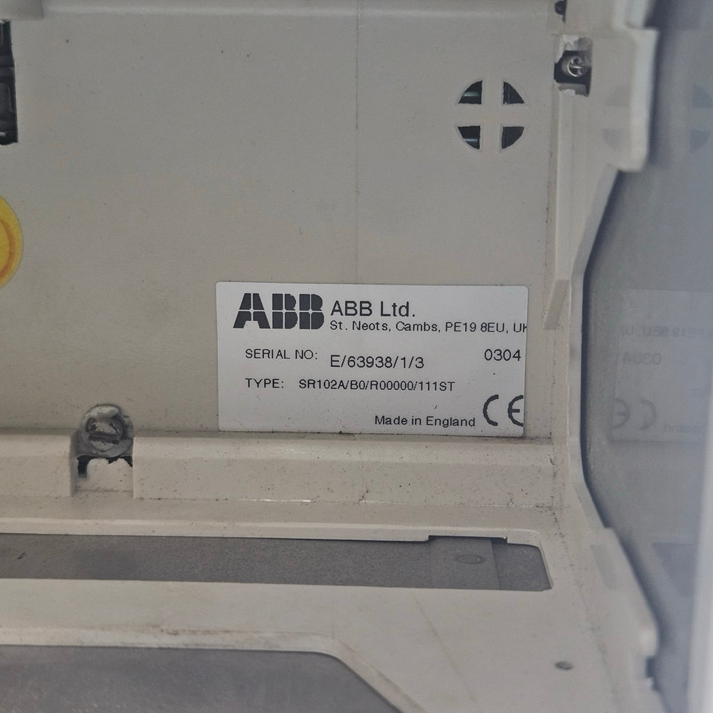 ABB COMMANDER SR100 CHART RECORDER SR102A/B0/R00000/111ST