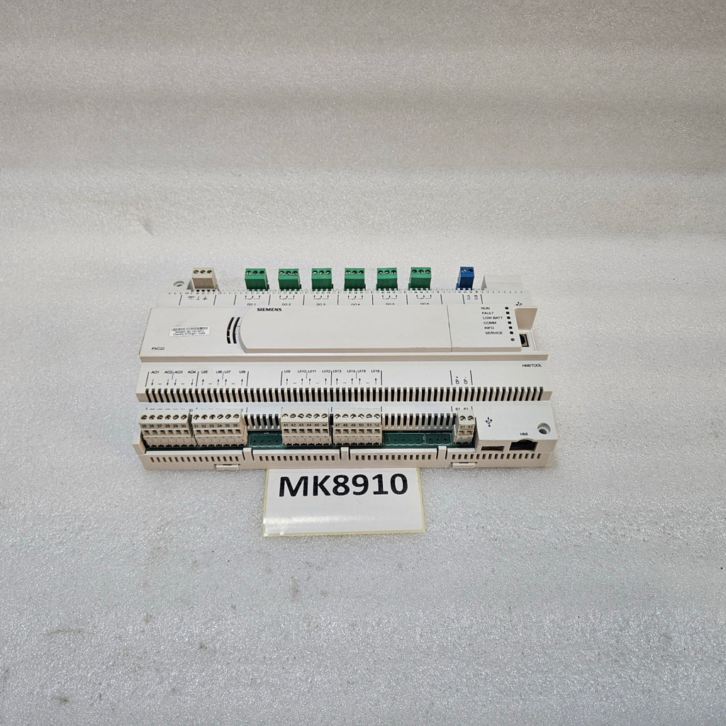SIEMENS PXC22.D BUILDING AUTOMATION CONTROLLER, BACNET HVAC CONTROLLER, 24V AC,