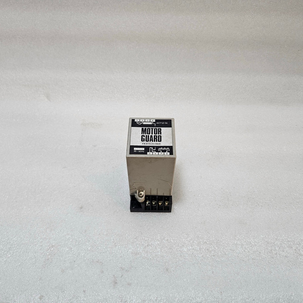 FUJI MOTOR GUARD ACT1Z-1N MOTOR PROTECTION RELAY 115V 50/60HZ BODY BROKEN
