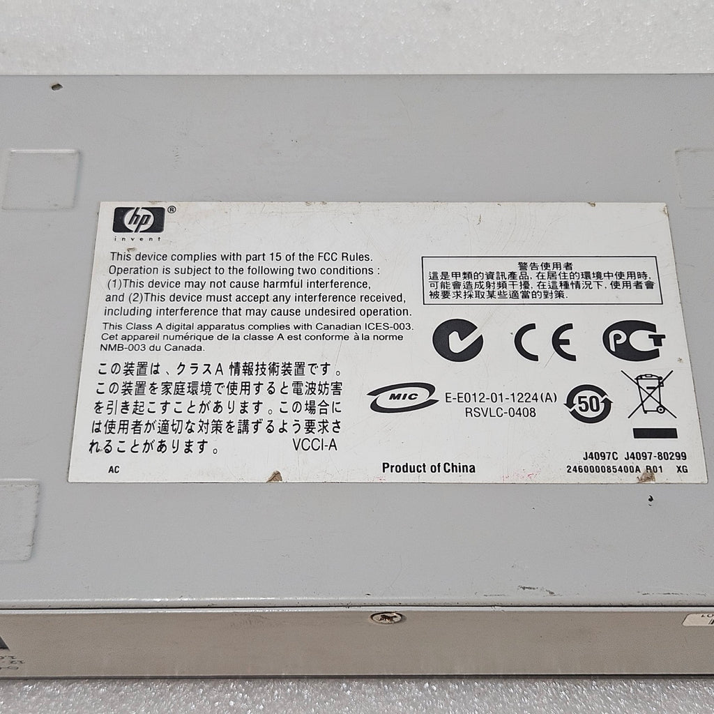 HP PROCURVE SWITCH 408 (J4097C) 8-PORT 10/100 DESKTOP ETHERNET SWITCH
