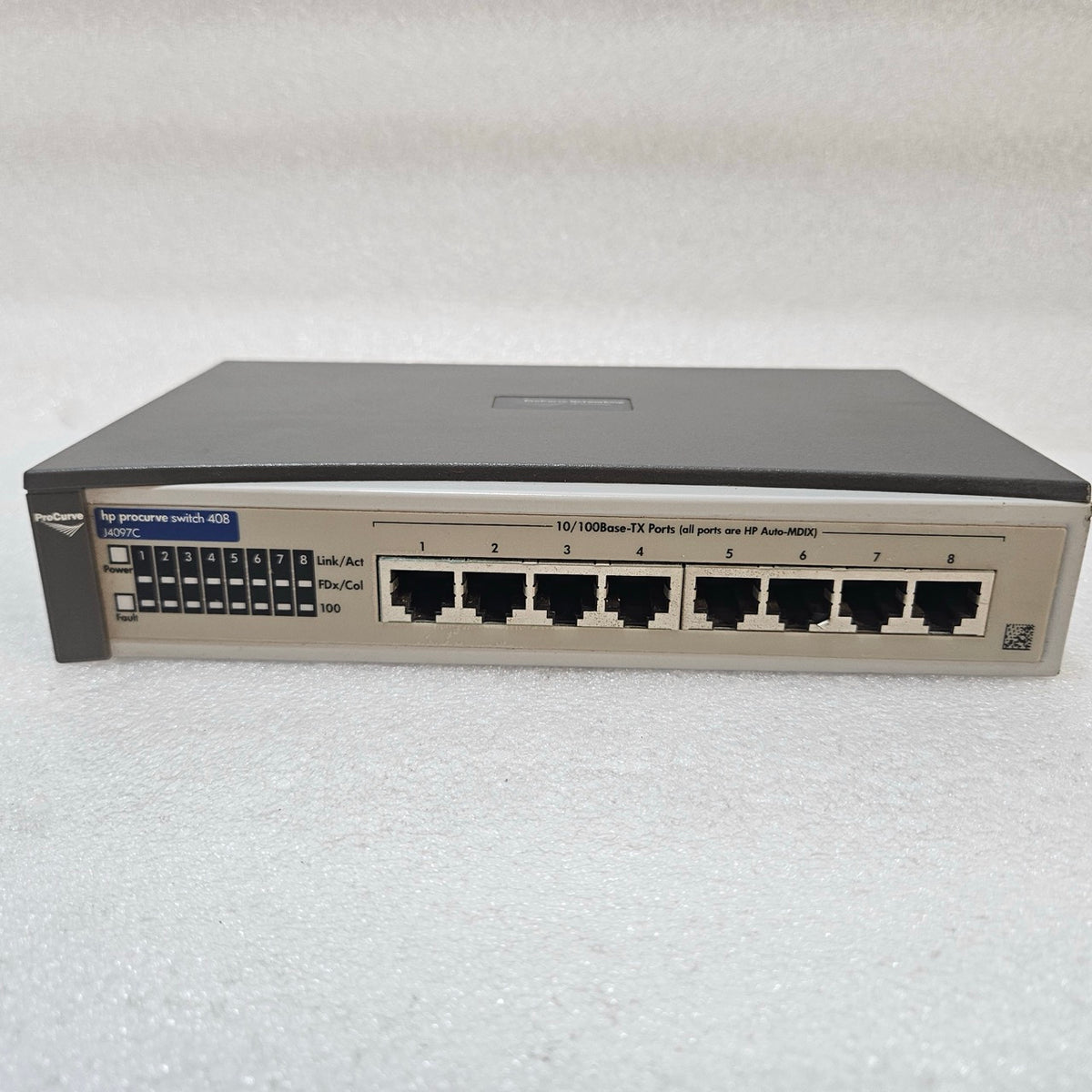 HP PROCURVE SWITCH 408 (J4097C) 8-PORT 10/100 DESKTOP ETHERNET SWITCH