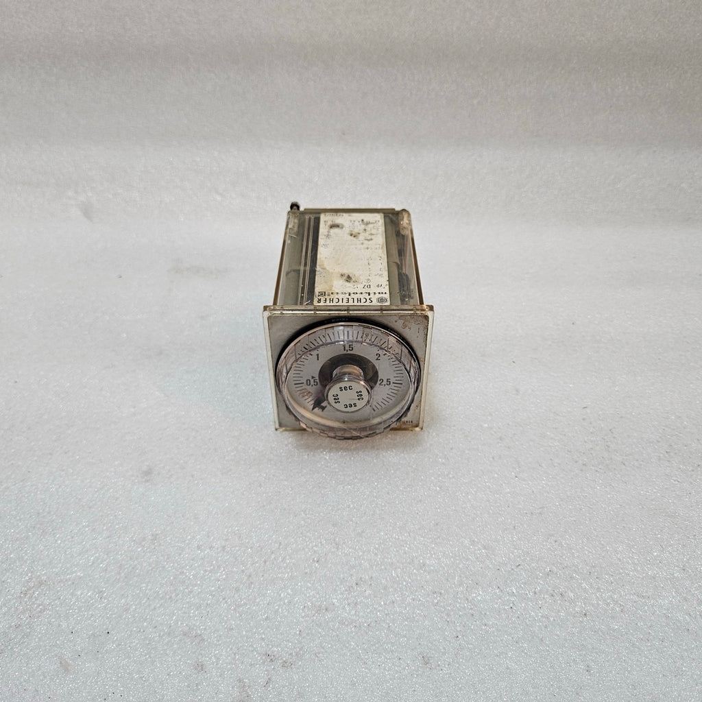 SCHLEICHER MIKROLAIS-D DZ 12-3 ADJUSTABLE TIME RELAY TIMER