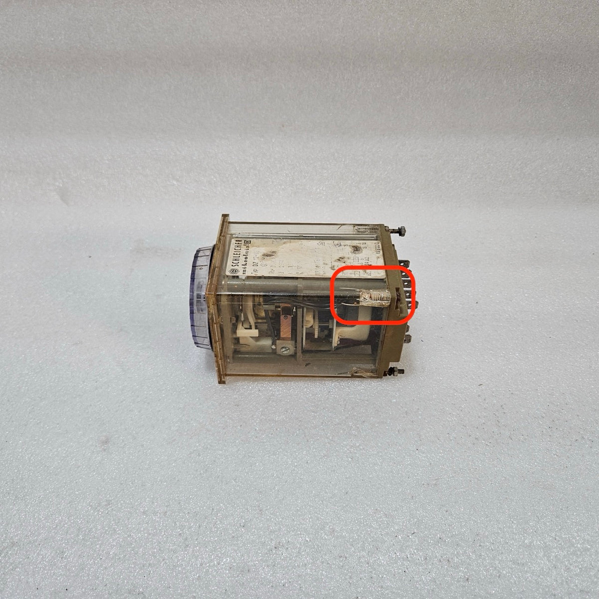 SCHLEICHER MIKROLAIS-D DZ 12-3 ADJUSTABLE TIME RELAY TIMER