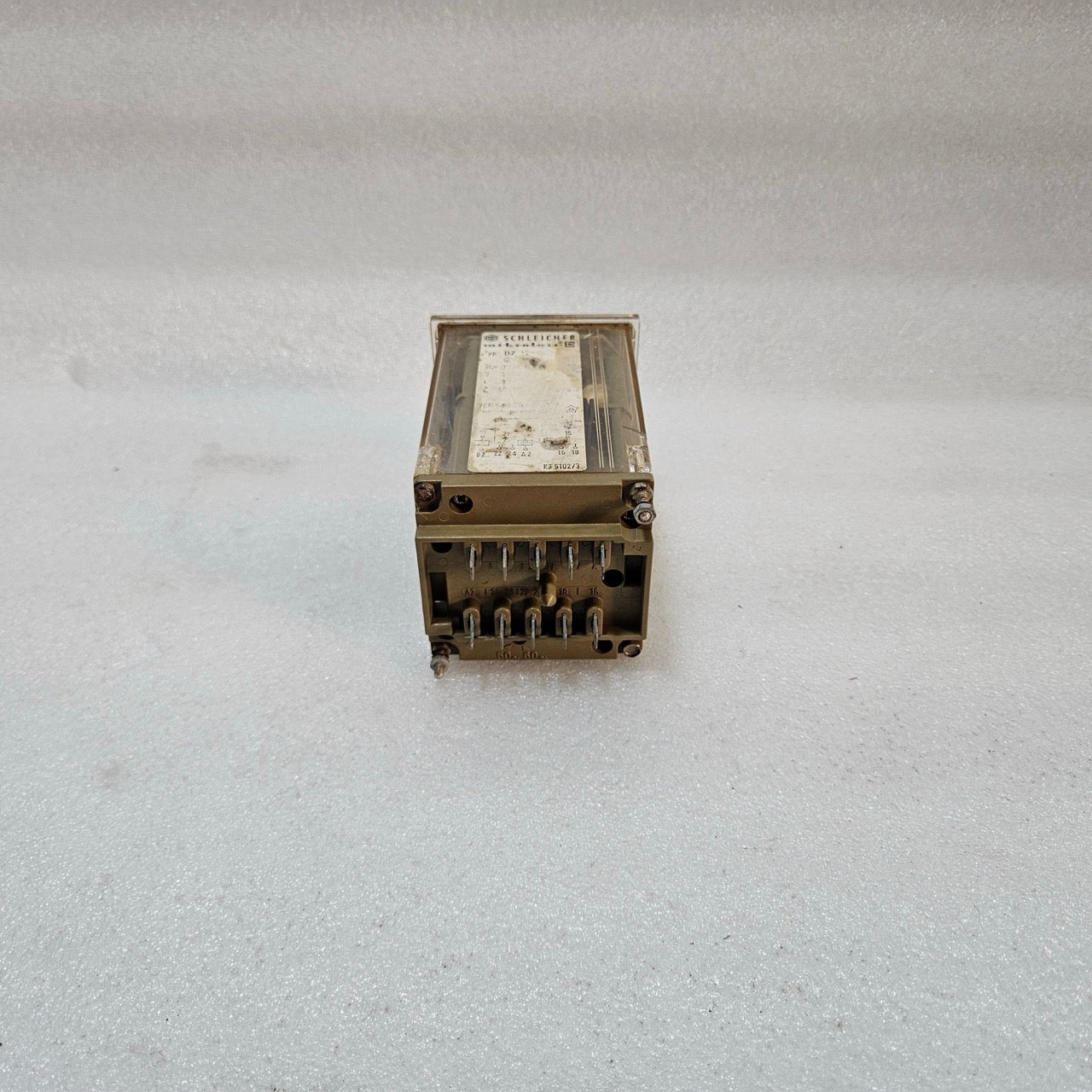 SCHLEICHER MIKROLAIS-D DZ 12-3 ADJUSTABLE TIME RELAY TIMER