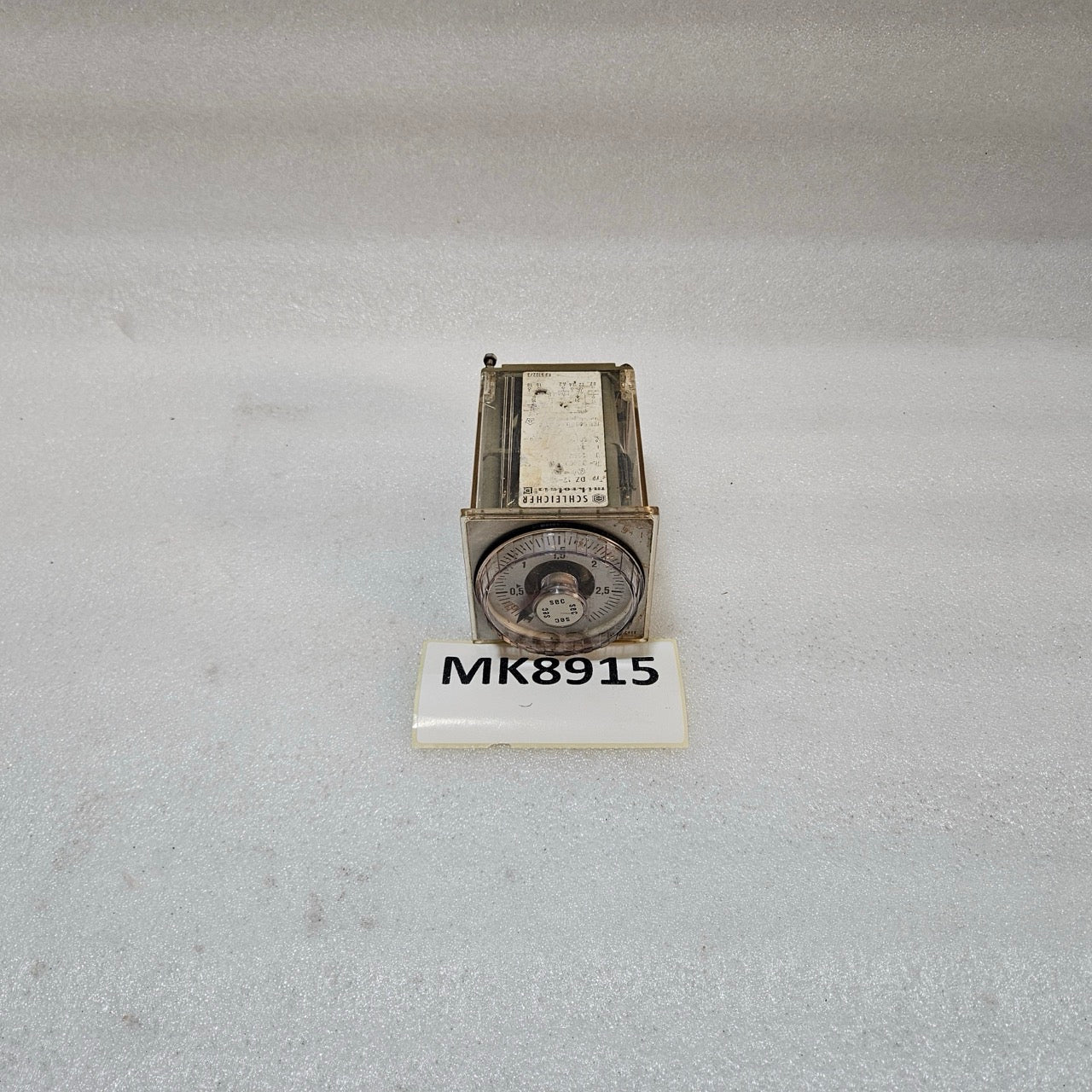 SCHLEICHER MIKROLAIS-D DZ 12-3 ADJUSTABLE TIME RELAY TIMER