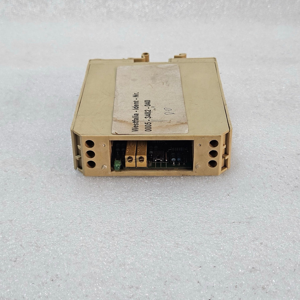 WEIDMÜLLER 992093 2-WIRE AC CURRENT ISOLATOR 0-1A/0-5A AC | COVER MISSING