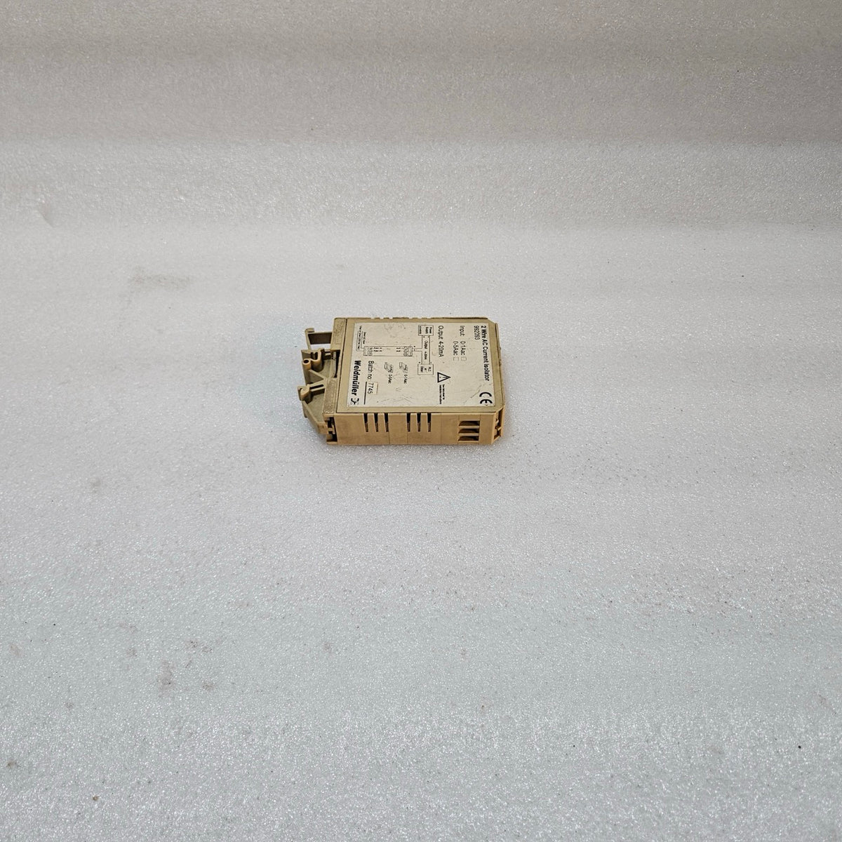 WEIDMÜLLER 992093 2-WIRE AC CURRENT ISOLATOR 0-1A/0-5A AC | COVER MISSING