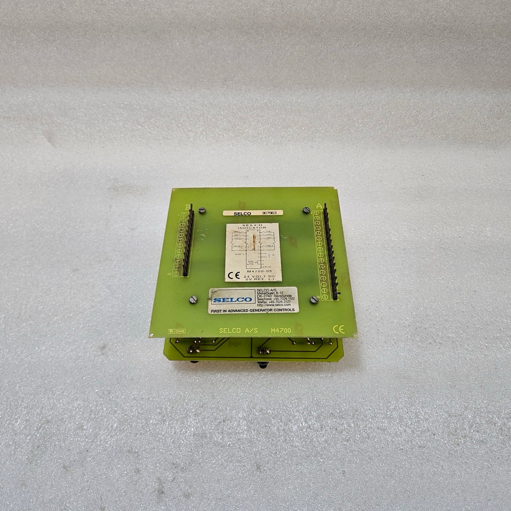 SELCO M4700-05 ALARM INDICATOR 24VDC PANEL MOUNT ALARM MODULE FOR GENERATOR & CO