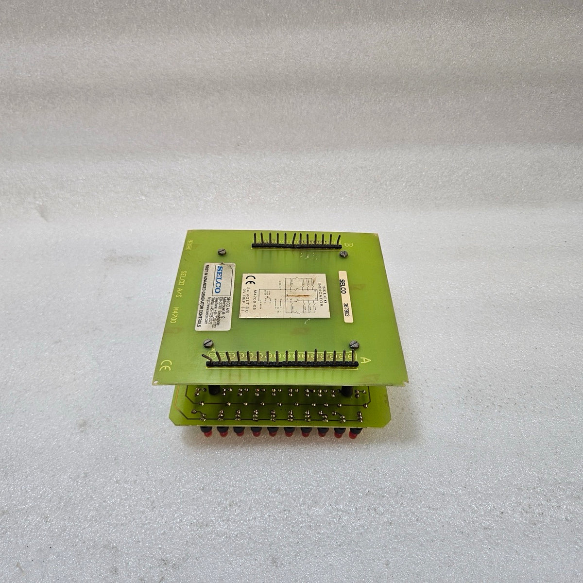 SELCO M4700-05 ALARM INDICATOR 24VDC PANEL MOUNT ALARM MODULE FOR GENERATOR & CO