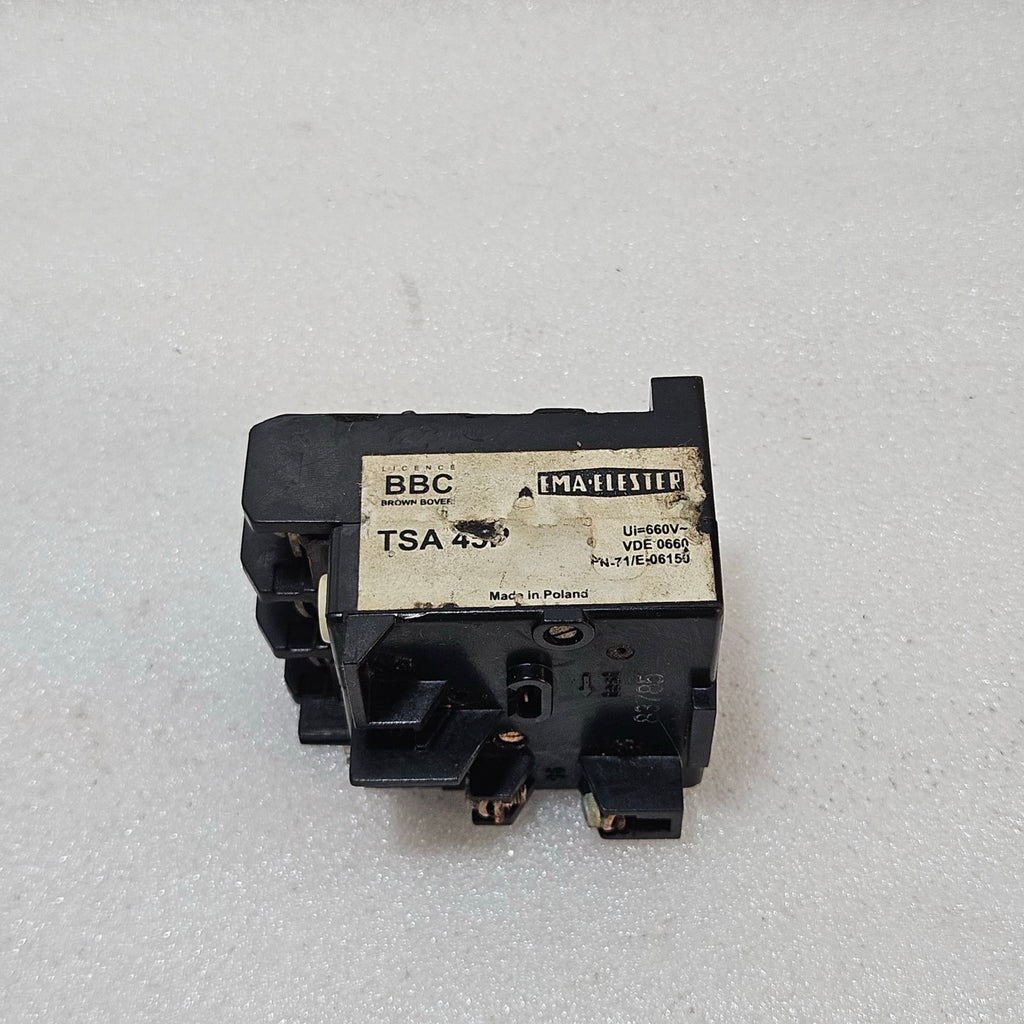 BBC MATELELESTER TSA 45 THERMAL OVERLOAD RELAY 11–16A MOTOR PROTECTION RELAY UI