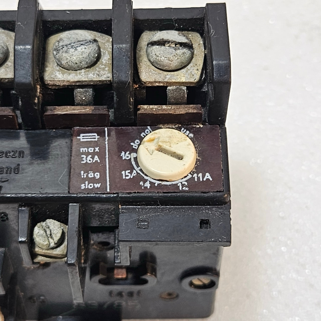 BBC MATELELESTER TSA 45 THERMAL OVERLOAD RELAY 11–16A MOTOR PROTECTION RELAY UI