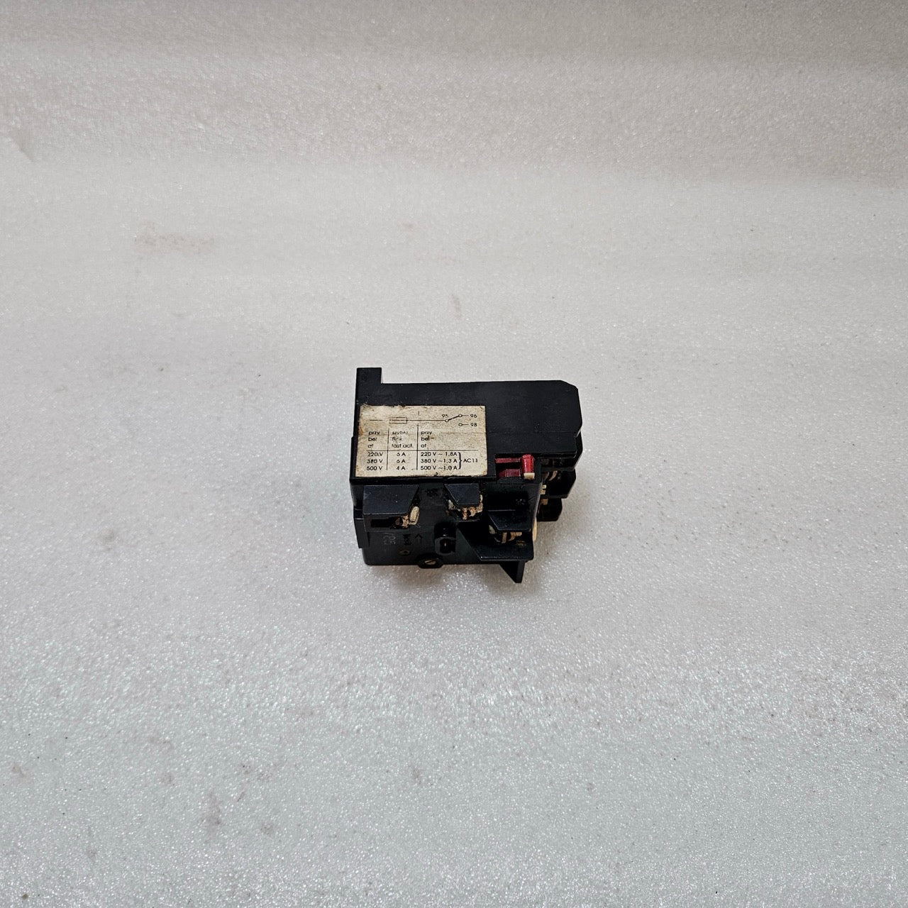 BBC MATELELESTER TSA 45 THERMAL OVERLOAD RELAY 11–16A MOTOR PROTECTION RELAY UI